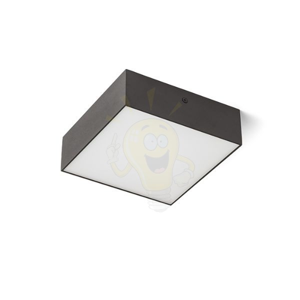 LARISA SQ 17 mennyezeti lámpa fekete  230V LED 15W  3000K