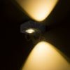 Kép KORSO II fali lámpa fekete elox 230V LED 2x3W 120° IP54 3000K