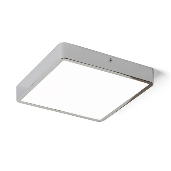 Kép HUE SQ 22 mennyezeti lámpa  fekete króm 230V LED 24W  3000K