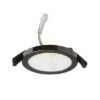 Kép HUE R 9 süllyesztett lámpa fekete króm 230V LED 6W 3000K