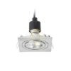 MURO SQ süllyesztett lámpa  matt nikkel 230V LED GU10 8W