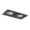 PASADENA G53 SQ II  fekete  230V LED G53 2x15W