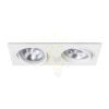 PASADENA G53 SQ II  fehér  230V LED G53 2x15W