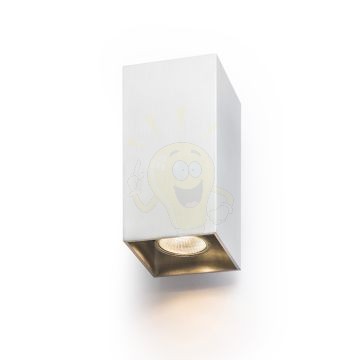 Kép AGATE II fali lámpa  szálcsiszolt alumínium 230V LED GU10 2x7W