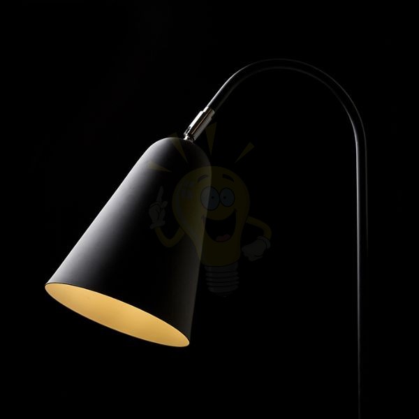 GARBO asztali lámpa fekete króm 230V LED E27 15W