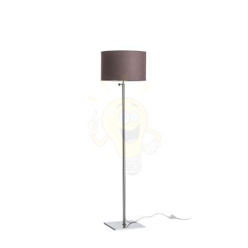 Kép EDIKA állólámpa barna matt nikkel 230V LED E27 15W