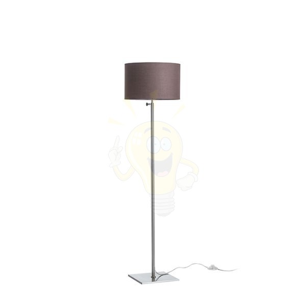 Kép EDIKA állólámpa barna matt nikkel 230V LED E27 15W