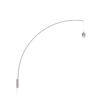 Kép BEND fali ívelt lámpatest  matt nikkel 230V LED E27 15W