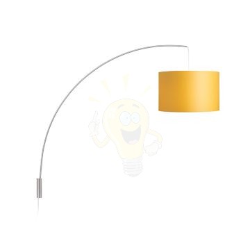 Kép BEND fali ívelt lámpatest  matt nikkel 230V LED E27 15W