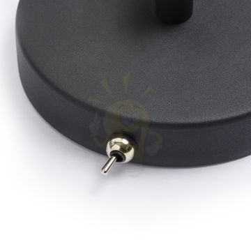 Kép ANTE fali lámpa fekete réz 230V LED E27 15W