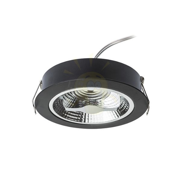 KELLY LED DIMM süllyesztett lámpa fekete 230V LED 15W 45° 3000K