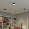 KELLY LED DIMM mennyezeti lámpa fekete 230V LED 15W 45° 3000K