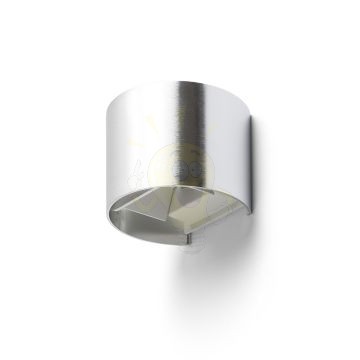 Kép TITO R fali lámpa szálcsiszolt alumínium 230V LED 6W IP54 3000K