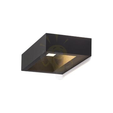 Kép NEMAN fali lámpa fekete 230V LED 10W 3000K