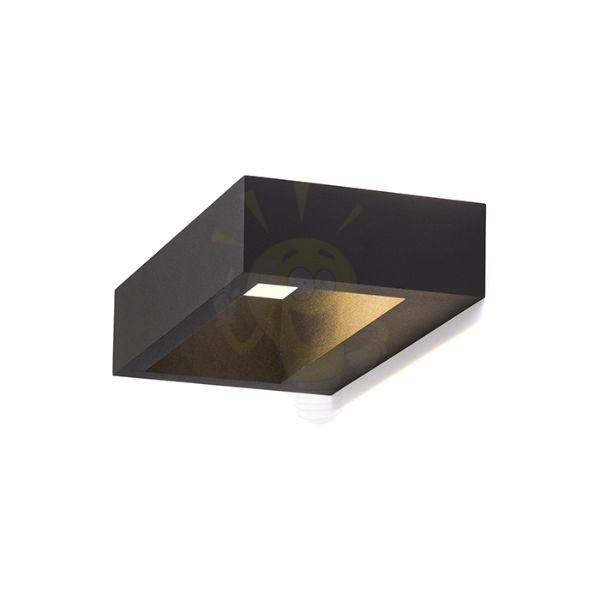 Kép NEMAN fali lámpa fekete 230V LED 10W 3000K