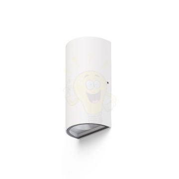 Kép MIDZACK fali lámpa fehér 230V LED 2x3W IP54 3000K