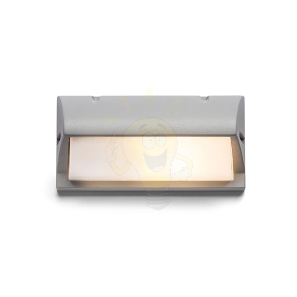 Kép MORA fali lámpa ezüstszürke  230V LED E27 15W IP54
