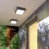 DELTA 215 felületre szerelhető antracit  230V LED E27 15W IP54