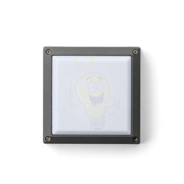 Kép DELTA 145 felületre szerelhető antracitszürke 230V GX53 9W IP54