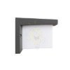 HIDE SQ fali lámpa antracit  230V LED E27 15W IP44