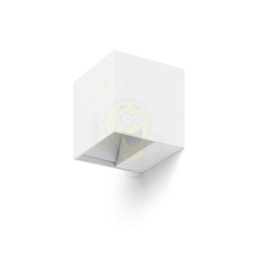 Kép CARRE fali lámpa fehér 230V LED 2x3W IP54 3000K