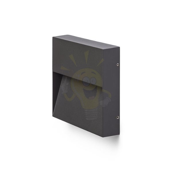 AQILA SQ fali lámpa antracitszürke 230V LED 6W IP54 3000K