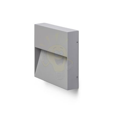 Kép AQILA SQ fali lámpa szürke 230V LED 6W IP54 3000K