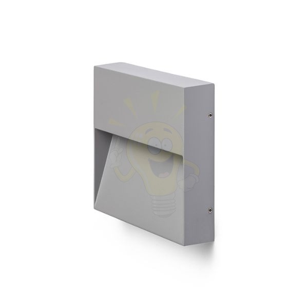 AQILA SQ fali lámpa szürke 230V LED 6W IP54 3000K