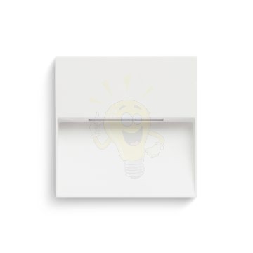 Kép AQILA SQ fali lámpa fehér 230V LED 6W IP54 3000K
