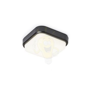 Kép TARIS SQ 17 felületre szerelhető fekete műanyag 230V LED 8W IP54 3000K