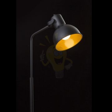 Kép ROSITA állólámpa fekete/aranysárga  230V LED E27 11W