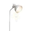 Kép ROSITA állólámpa fehér/ezüstszürke  230V LED E27 11W
