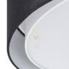 OTIS 50 mennyezeti lámpa fekete/fehér  230V LED E27 3x15W