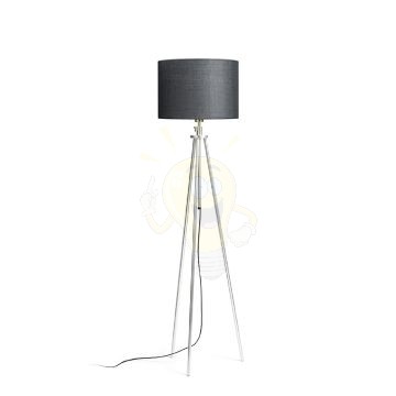 Kép GARDETTE állólámpa fekete alumínium 230V LED E27 15W