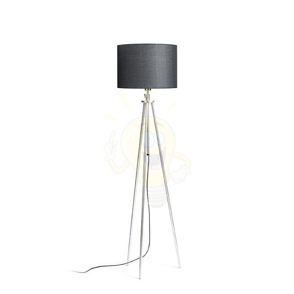 GARDETTE állólámpa fekete alumínium 230V LED E27 15W