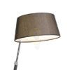 RITZY asztali lámpa fekete króm 230V LED E27 15W