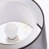 Kép ESPLANADE asztali lámpa átlátszó fekete/fehér króm 230V LED E27 15W