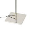 LULU állólámpa fehér/fekete króm 230V LED E27 8W