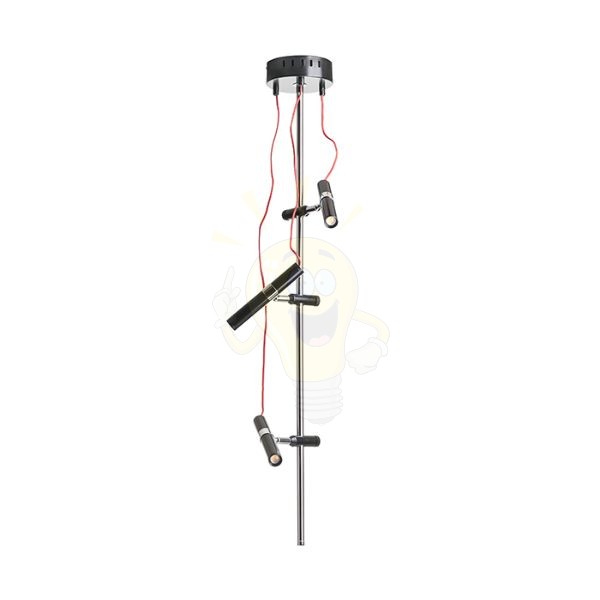 VIPER III mennyezeti lámpa fekete króm 230V LED 3x3W 60°  3000K