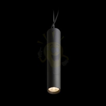 Kép RIGA 28 függő lámpa fekete 230V LED 6W 38° 3000K