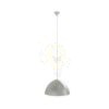 Kép MERYLYN 48 függő lámpa  csiszolt alumínium/arany lakk 230V LED E27 15W
