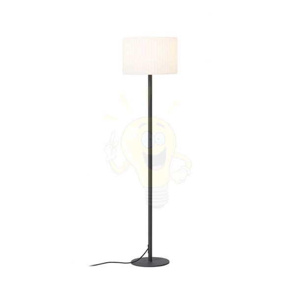 Kép BOSANNA 150 állólámpa antracit szatén PE 230V LED E27 15W IP65