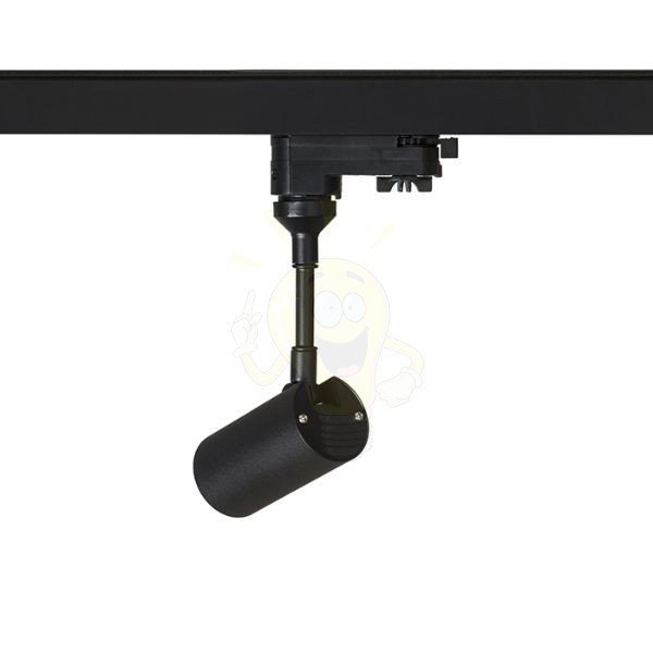 LOLLIPOP háromfázisú áramkörös sínre fekete  230V LED 8W 40°  3000K