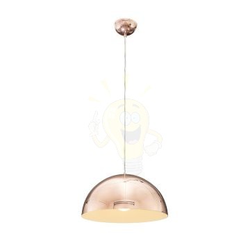 Kép MONROE 30 függő lámpa  réz 230V LED E27 11W