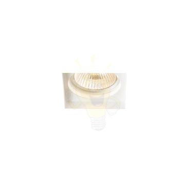 Kép DANDY SQ süllyesztett lámpa  gipsz 230V LED GU10 8W