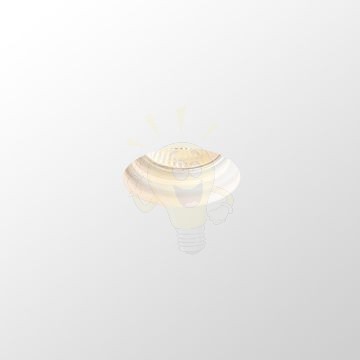 Kép DANDY R süllyesztett lámpa  gipsz 230V LED GU10 8W