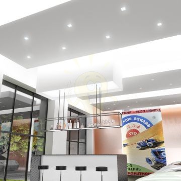 Kép DAG SQ süllyesztett lámpa  gipsz 230V LED GU10 8W