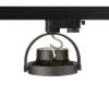 KELLY LED DIMM három áramkörös sínre fekete 230V LED 12W 24° 3000K