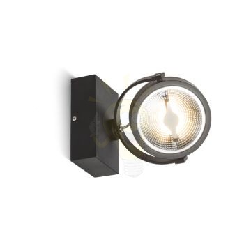 Kép KELLY LED I fali lámpa fekete 230V LED 12W 24° 3000K