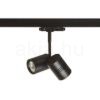 Kép BEEBA II háromfázisú áramkörös sínre fekete  230V LED GU10 2x8W